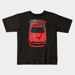 Charger - Red Kids T-Shirt